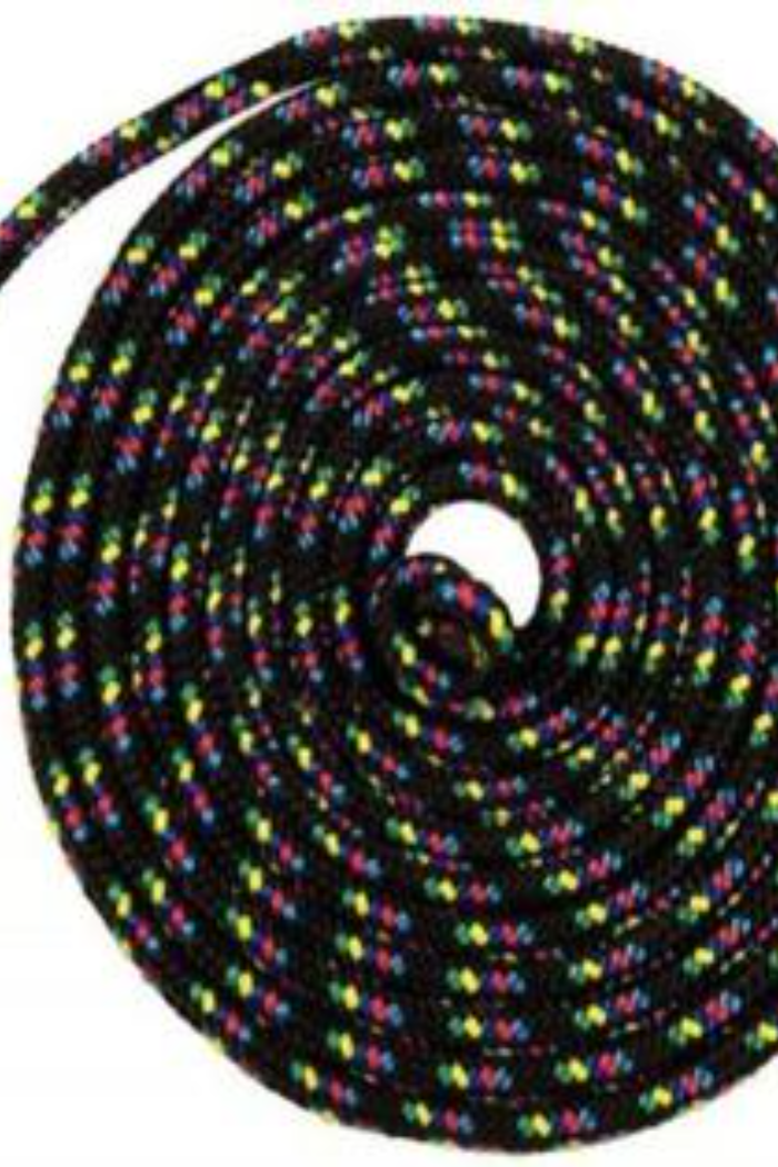 Black 16' jump Rope - Confetti Black 16' jump Rope - Confetti
