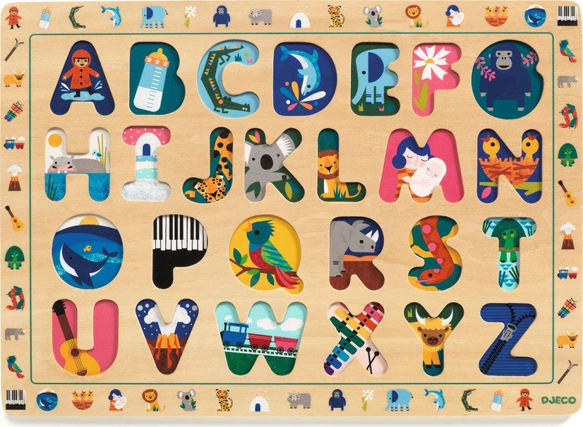 ABC, Wooden – kitsandkaboodle